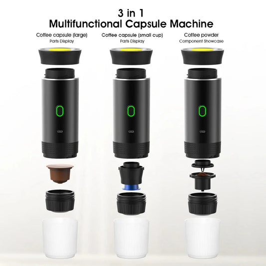 Portable Espresso Master - 3-in-1 Coffee Maker